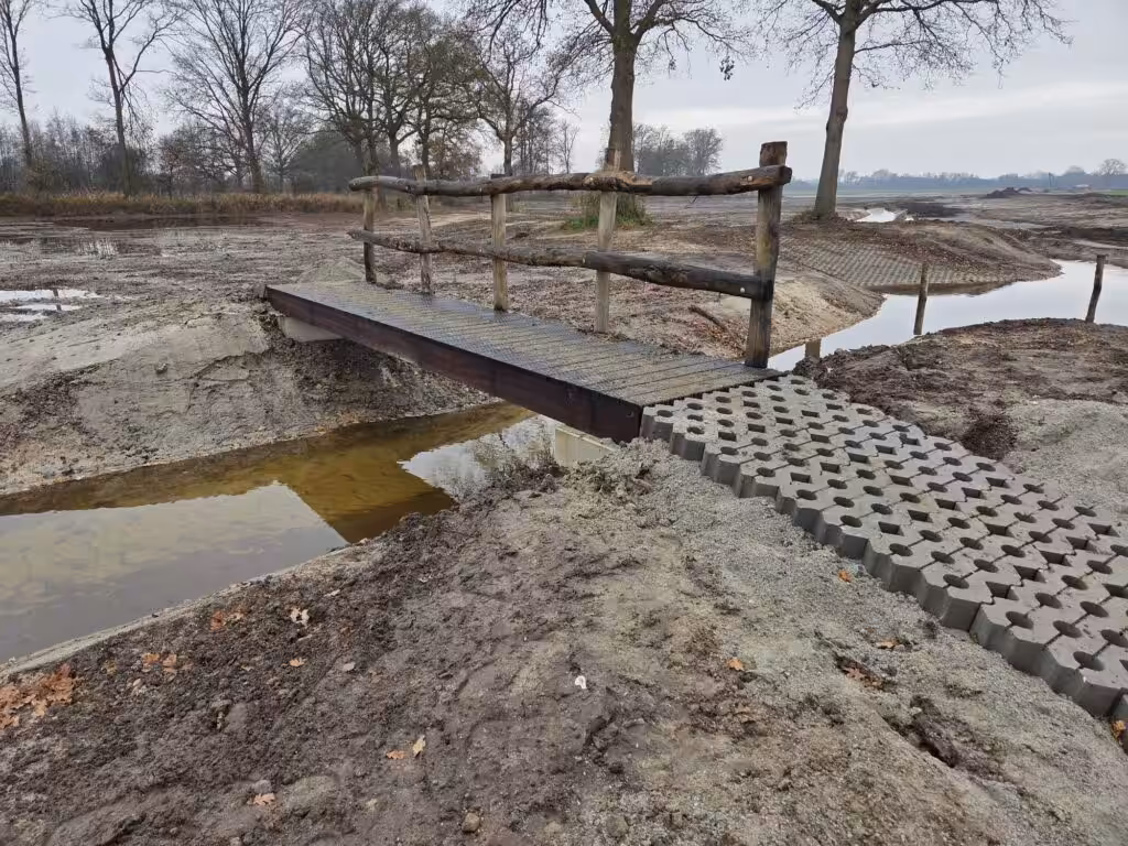 Nieuw ingericht deelgebied in natuurgebied Lampenbroek