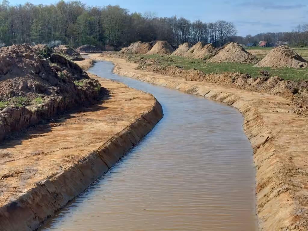 Uitvoeringswerkzaamheden natuurherstel Lampenbroek